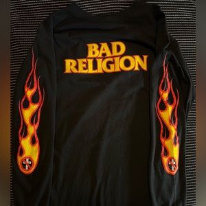 Bad Religion Long Sleeve New America Shirt 2000 Era Vintage Medium